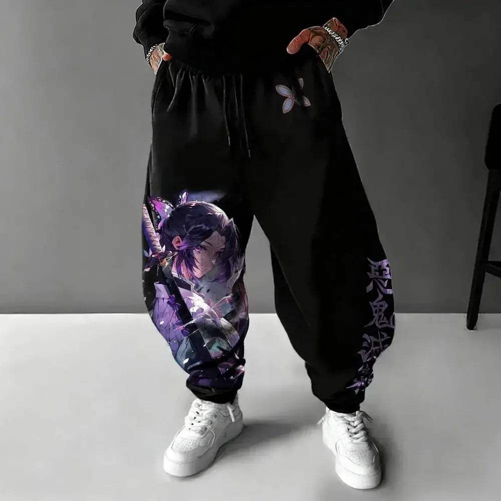Demon Slayer Unisex Harajuku Pure Cotton Anime Pants