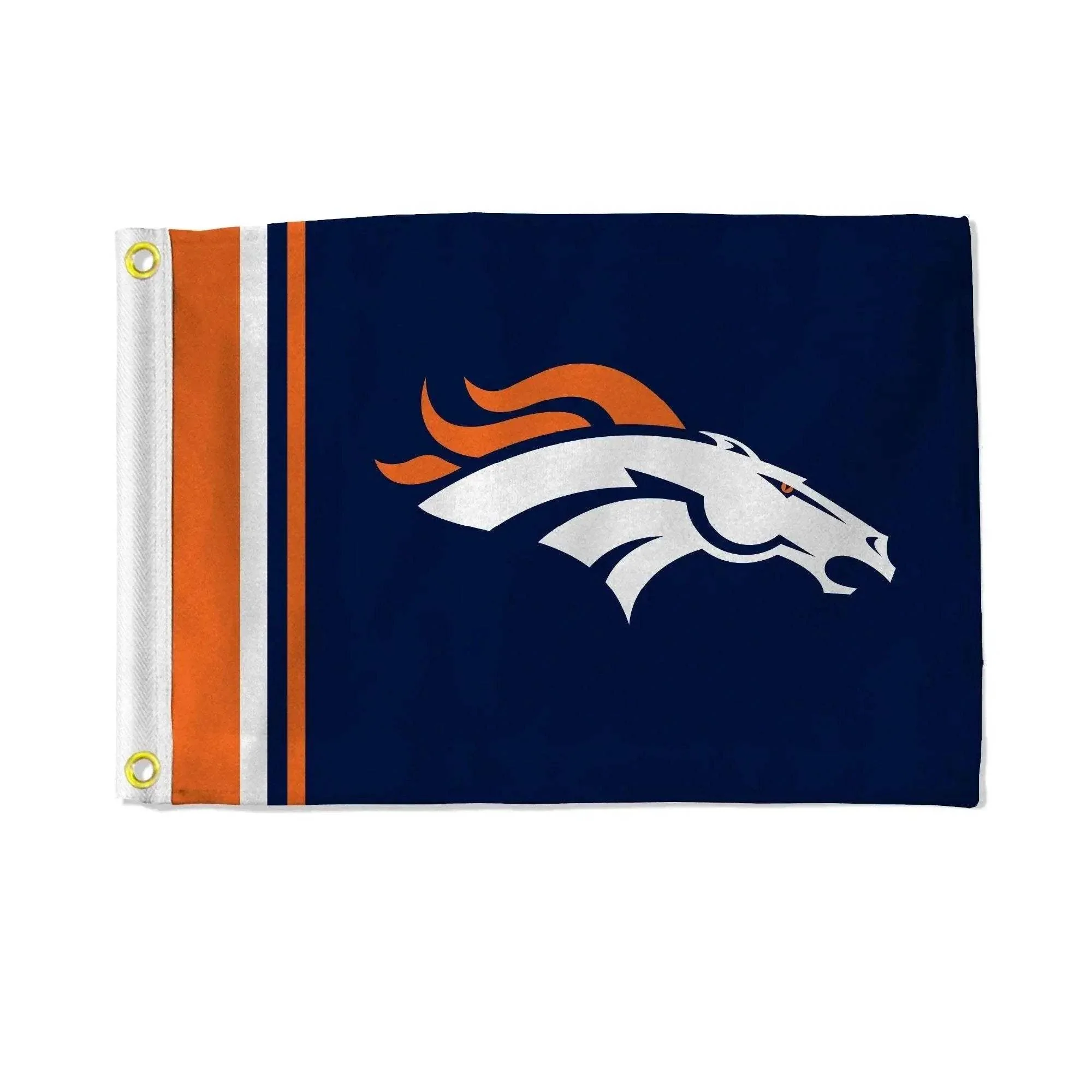 Denver Broncos Flag 12x17 Striped Utility Polyester