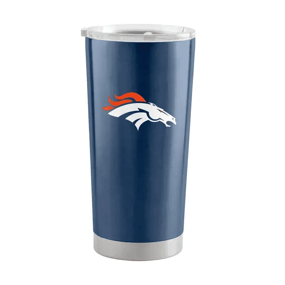 Denver Broncos Travel Tumbler 20oz Stainless Steel Insulated