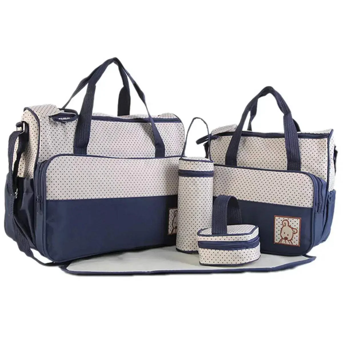 Diaper Bag Mommy Bag With Large Capacity And Shoulder Strap