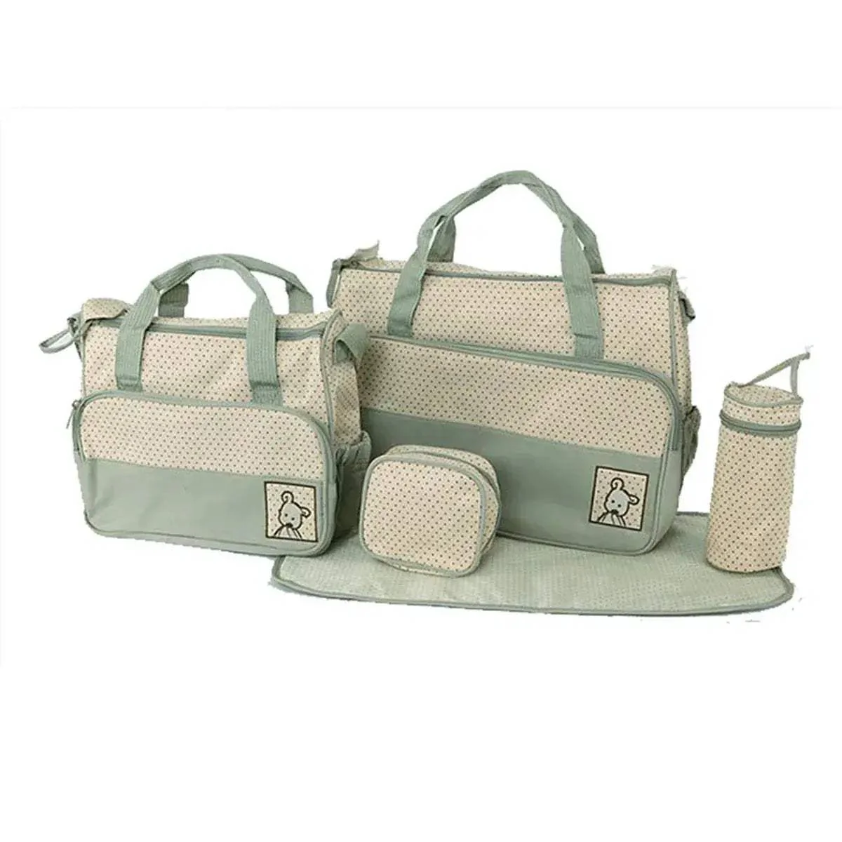 Diaper Bag Mommy Bag With Large Capacity And Shoulder Strap - Image 12