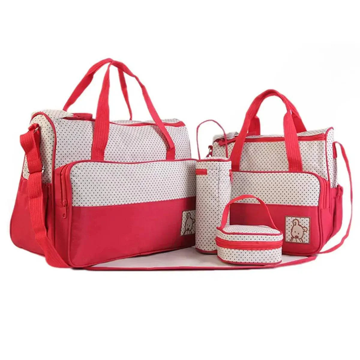 Diaper Bag Mommy Bag With Large Capacity And Shoulder Strap - Image 13