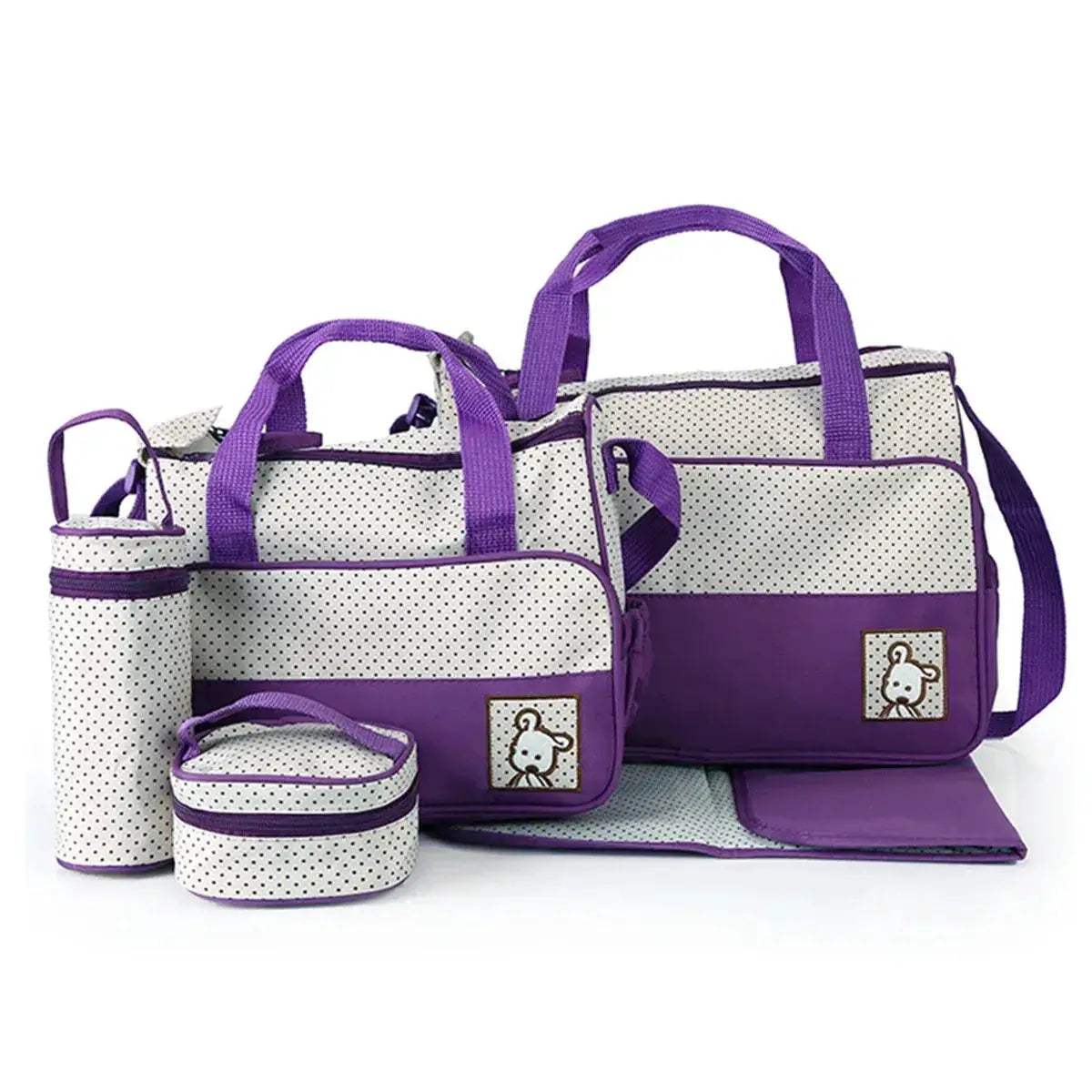 Diaper Bag Mommy Bag With Large Capacity And Shoulder Strap - Image 14