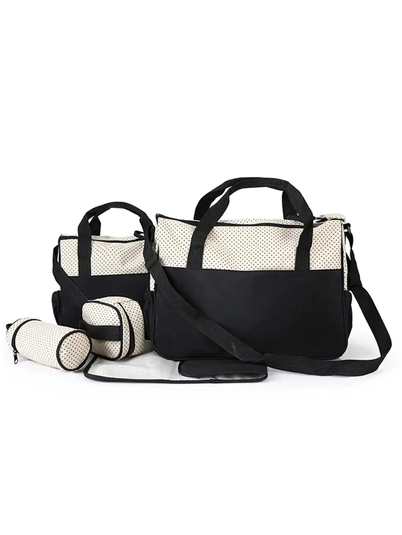 Diaper Bag Mommy Bag With Large Capacity And Shoulder Strap - Image 2