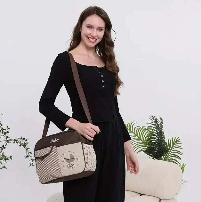 Diaper Bag Mommy Satchel With Ample Storage And Lightweight Portability - Image 5