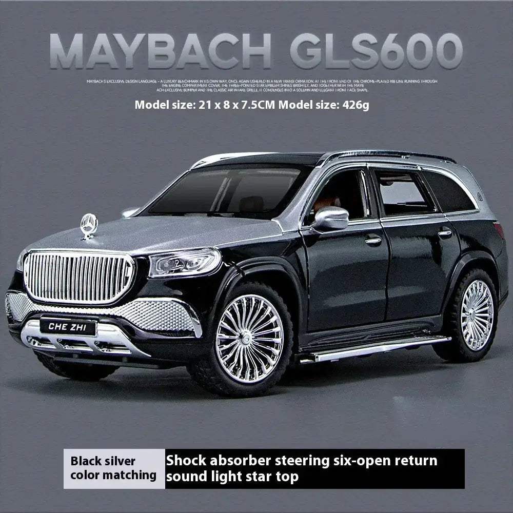 Diecast 1 24 Mercedes Maybach GLS600 Alloy SUV Model For Collectors - Image 7