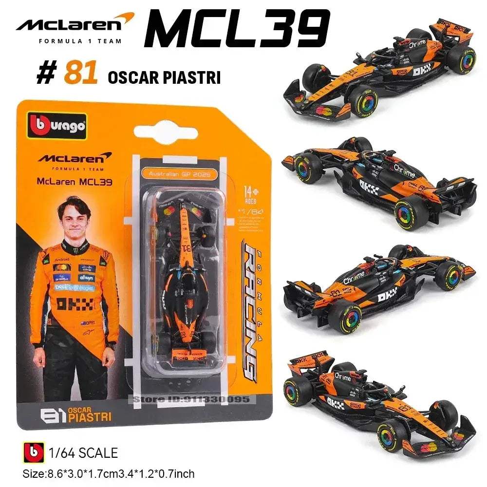 Diecast 1:64 Mercedes AMG F1 W16 Model Car for Collectors - Image 12