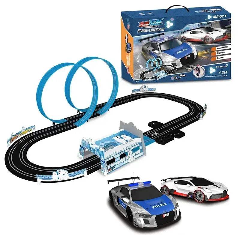 Diecast 1:64 Remote Control Race Cars On Roller Coaster Track - Image 4