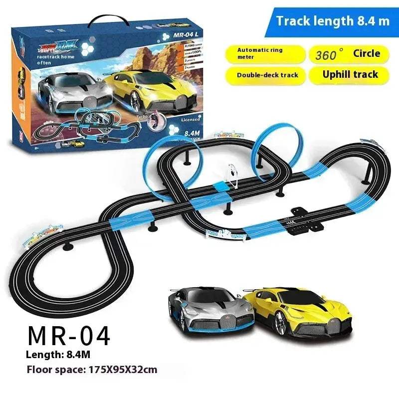 Diecast 1:64 Remote Control Race Cars On Roller Coaster Track - Image 6