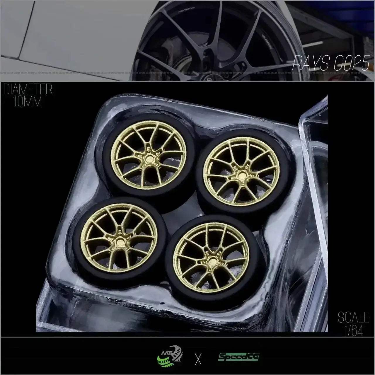 Diecast 1 64 Scale Wheels With Premium Rubber Tires - Image 30