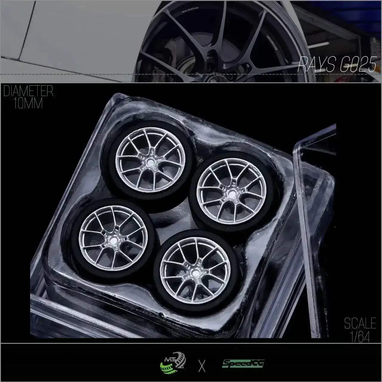 Diecast 1 64 Scale Wheels With Premium Rubber Tires - Image 43