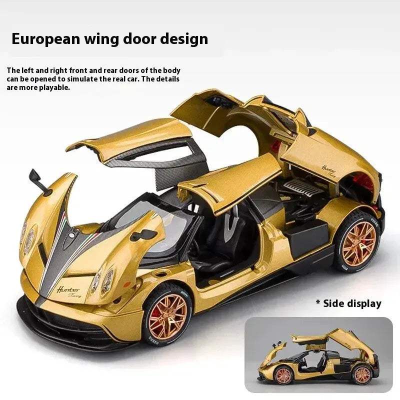 Diecast Car Alloy Pagani Huayra Dinastia Gull Wing For Collectors - Image 6