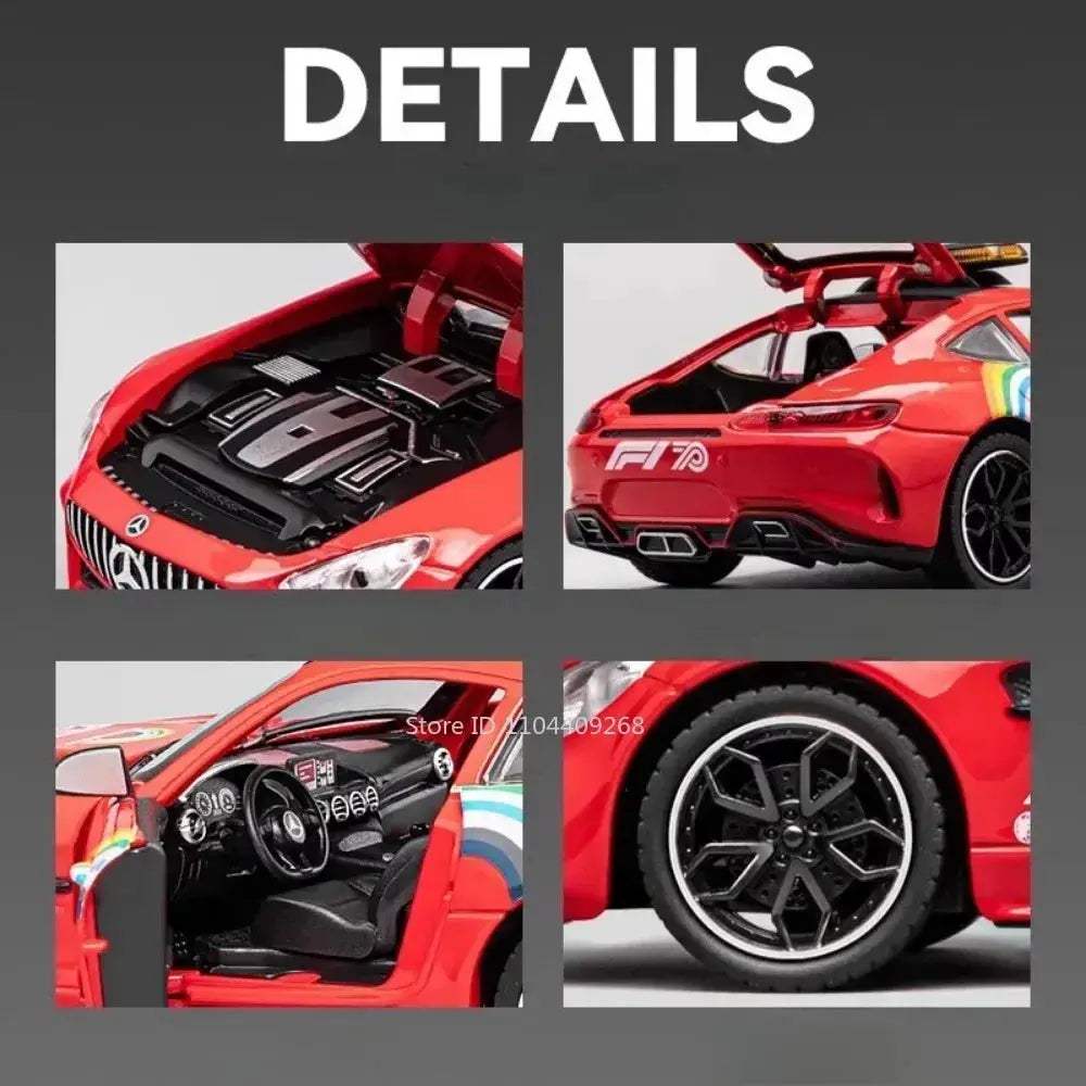 Diecast Car Model 1 24 GTR F1 Featuring Sound Light - Image 2