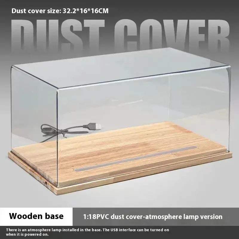 Diecast Car Model 1 To 18 With PVC Dust Cover Display Box For Collectors