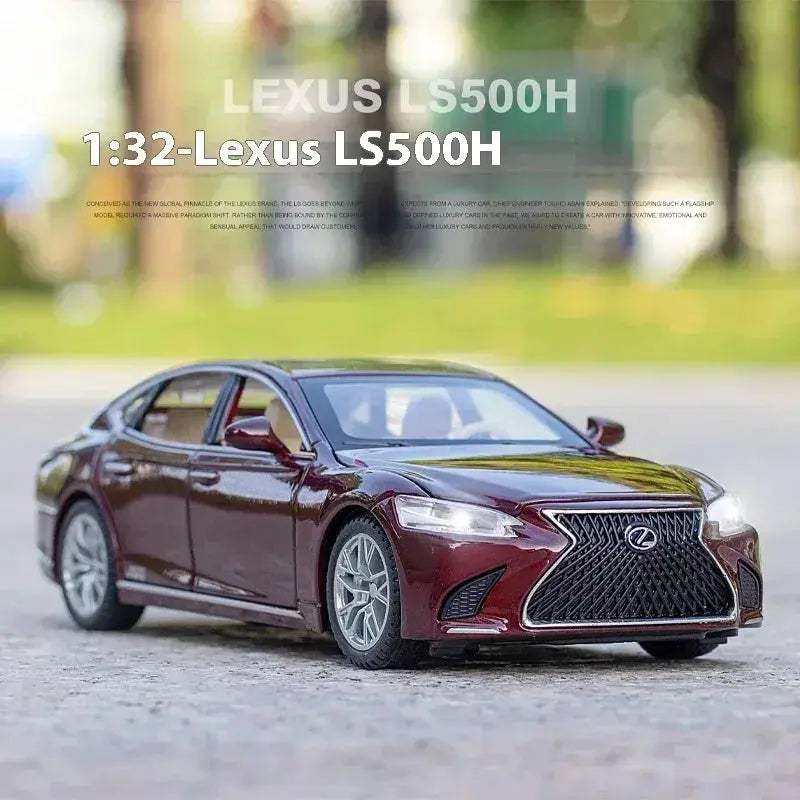 Diecast Car Model Lexus LS500H Sound and Light for Collectors - Image 4