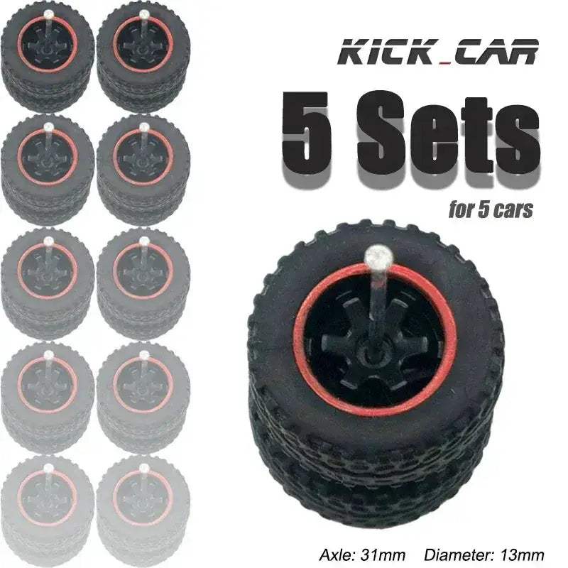 Diecast Car Wheels With Rubber Tires For Off Road Trucks - Image 11
