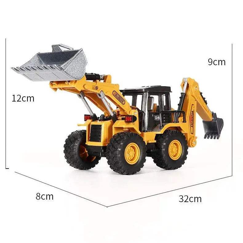 Diecast Construction Vehicle Set Toy For Kids Educational - Image 7