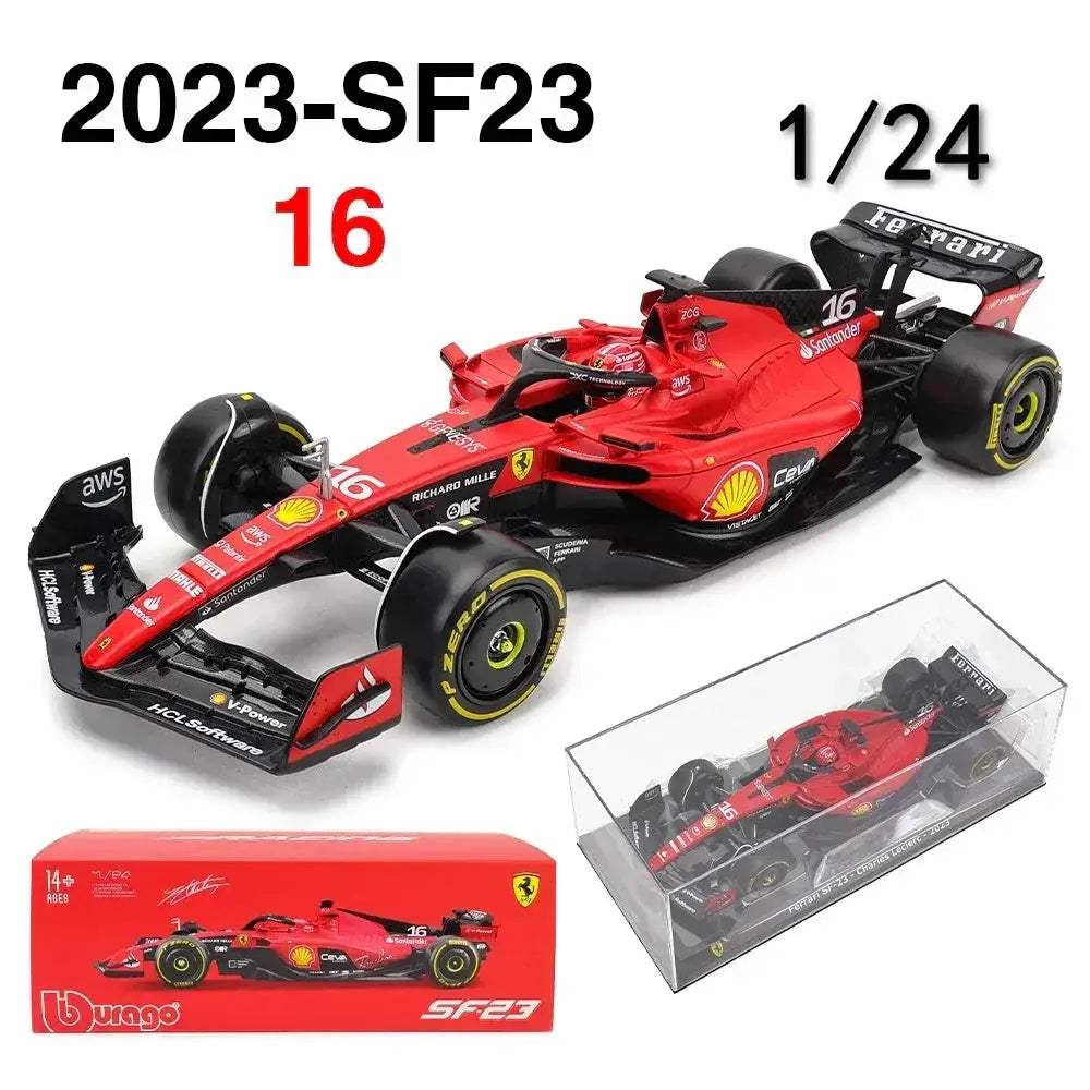 Diecast F1 RB19 Red Bull Car Model For Display - Image 10