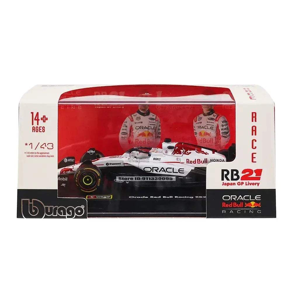 Diecast F1 RB21 Red Bull Racing Model Car Collectible - Image 6