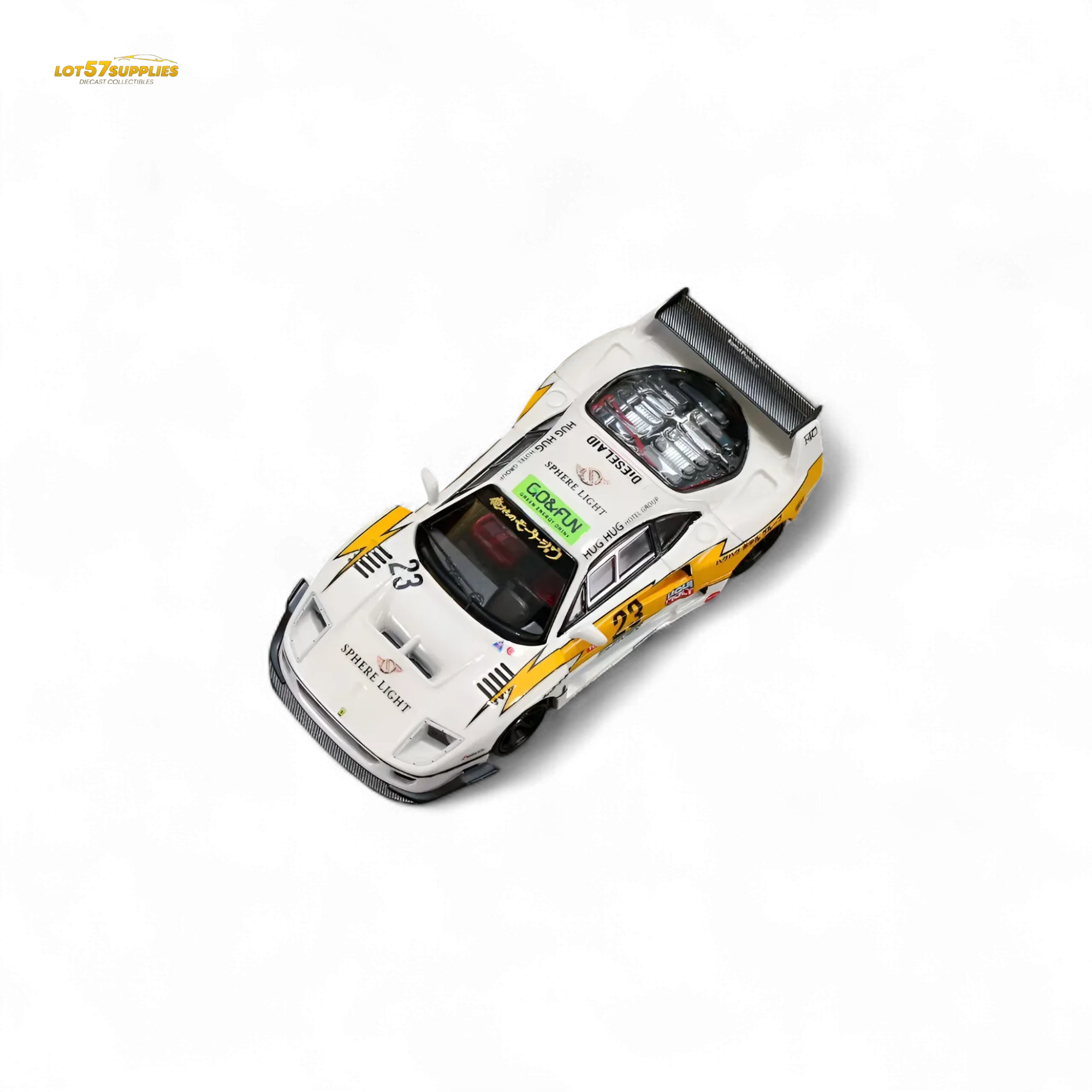 Ghost Player LBWK F40 Yellow Flash #23 1:64 - Image 3
