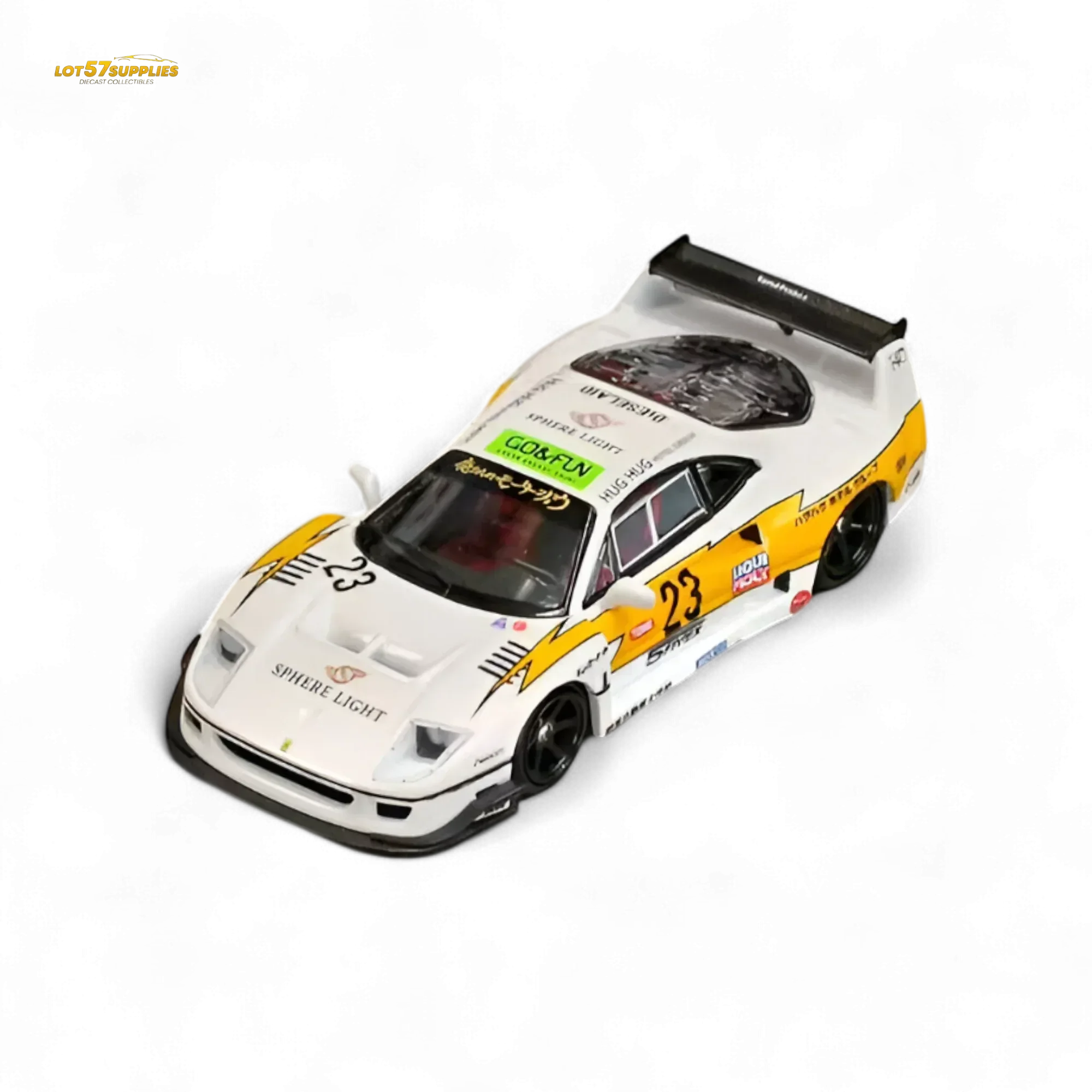 Ghost Player LBWK F40 Yellow Flash #23 1:64 - Image 4