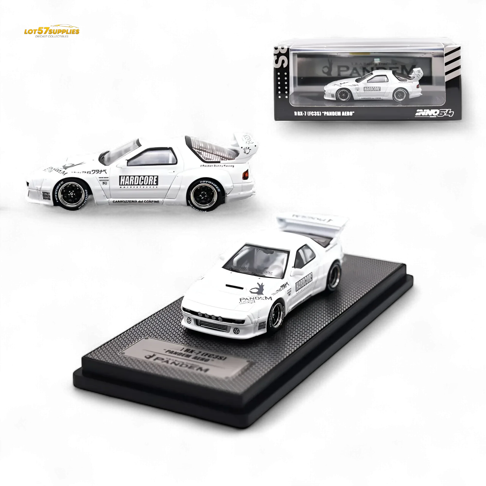 Diecast Mazda RX7 1 To 64 Pandem Aero Premium Packaging