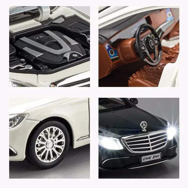 Diecast Mercedes E Class 1 24 Scale Model Car With Sound Light For Kids - Image 2