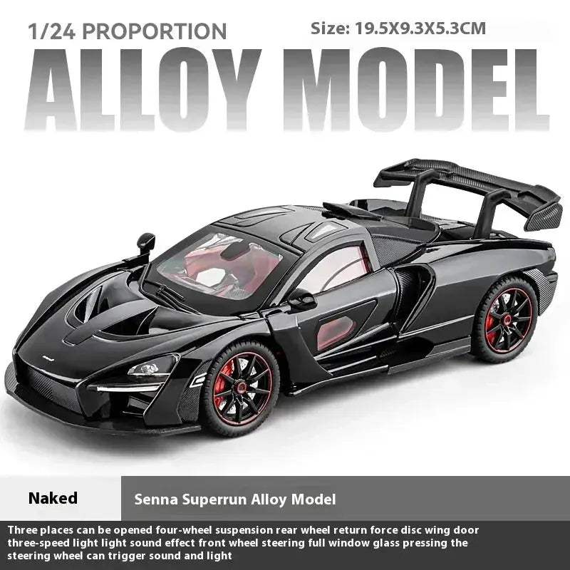 Diecast Model Car 1:24 Alloy McLaren Senna For Boys - Image 10