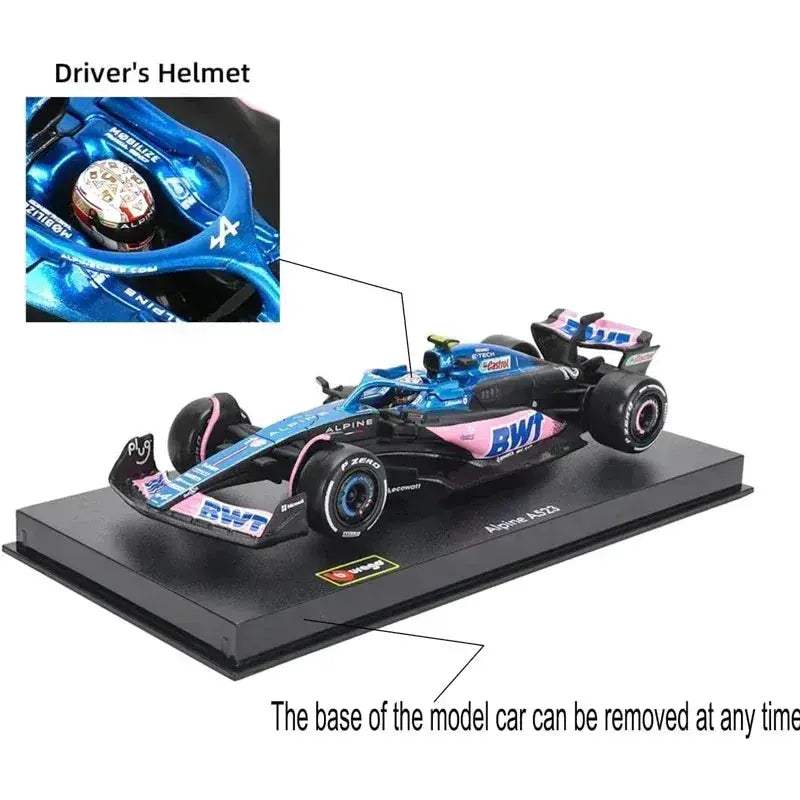 Diecast Model Car 1:43 Alpine F1 MCL60 Premium Alloy - Image 4