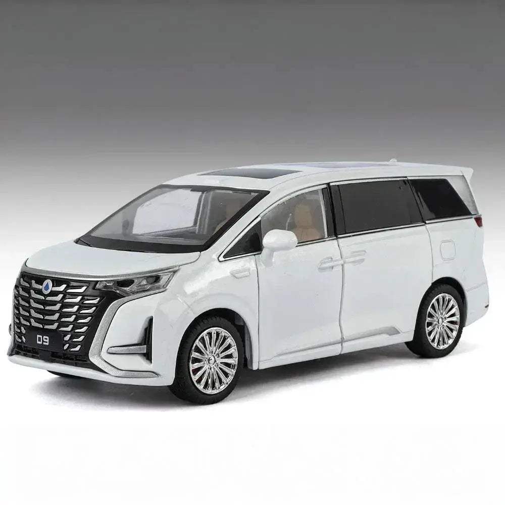 Diecast Model Car 1 To 24 Scale Alloy Metal New Energy MPV For Friends - Image 7