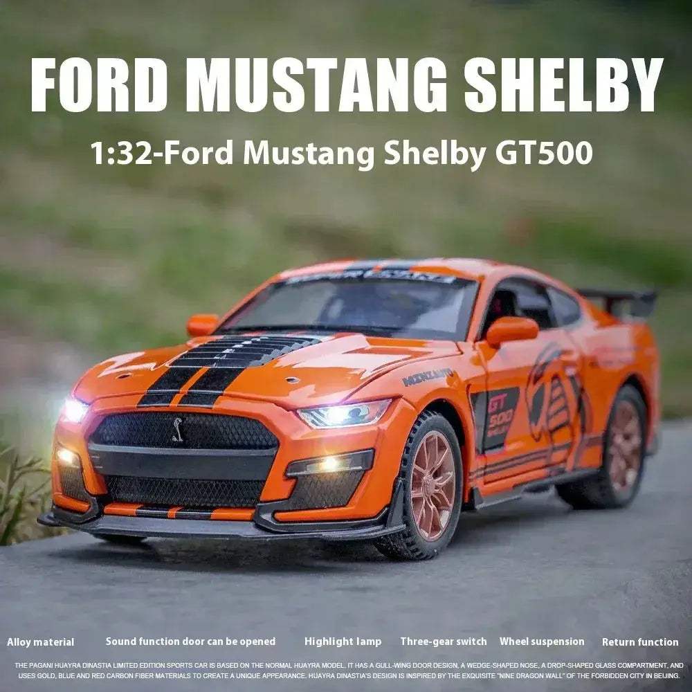 Diecast Model Car Mustang Viper GT500 Alloy 1 To 32 Scale For Collectors - Image 2