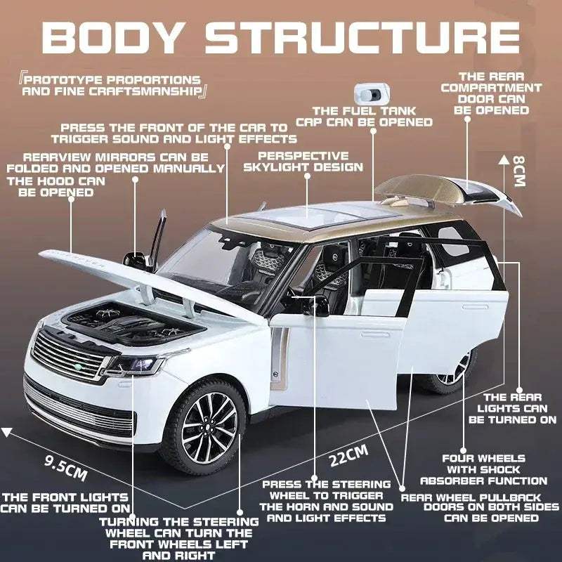 Diecast Model Car Off Road Alloy With Sound And Light For Kids - Image 2