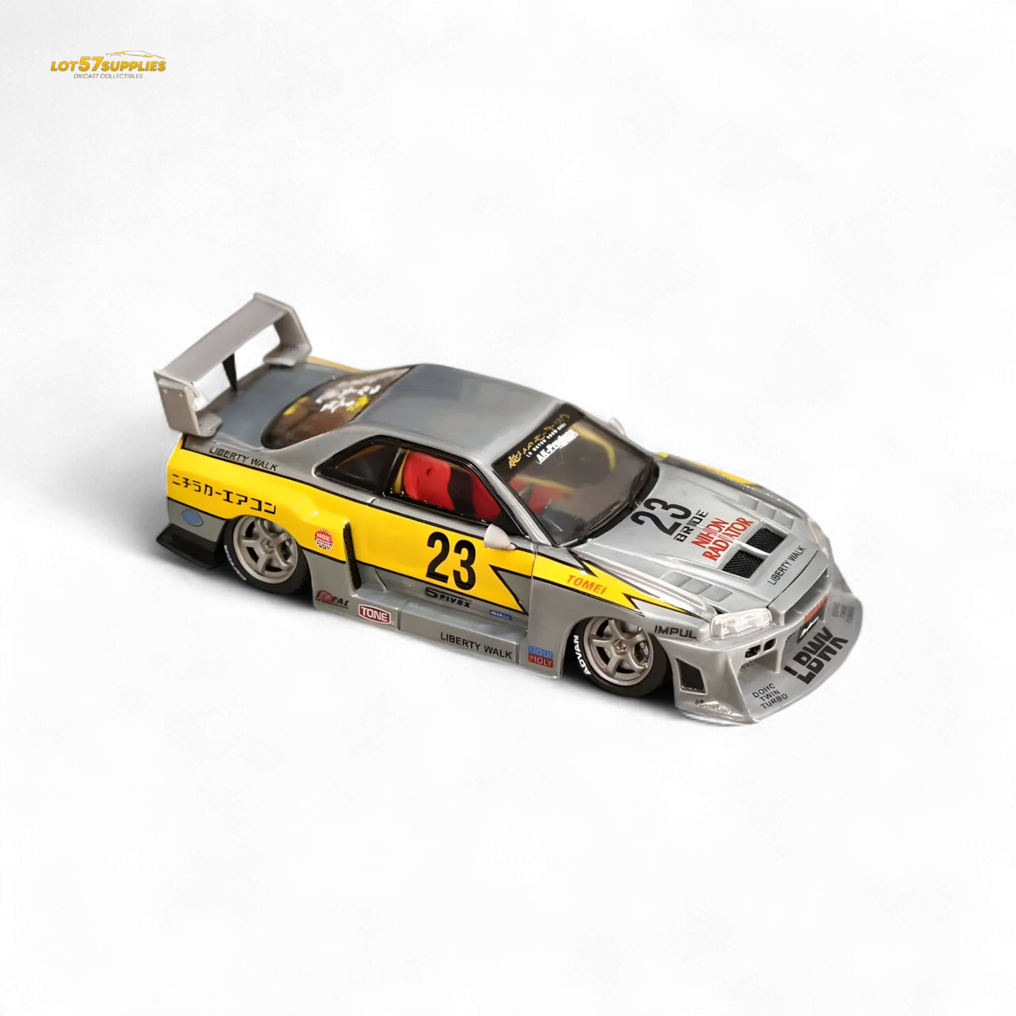 Diecast Nissan ER34 LBWK Varnish Edition 64 Scale - Image 9