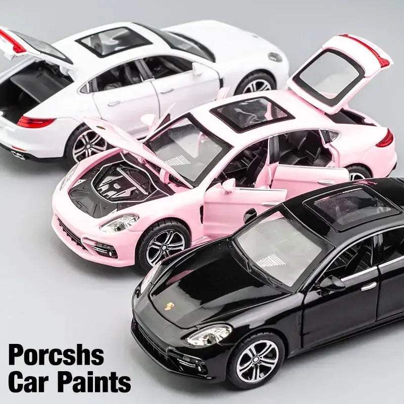 Diecast Porsche Panamera Model Sound and Light for Collectors - Image 6