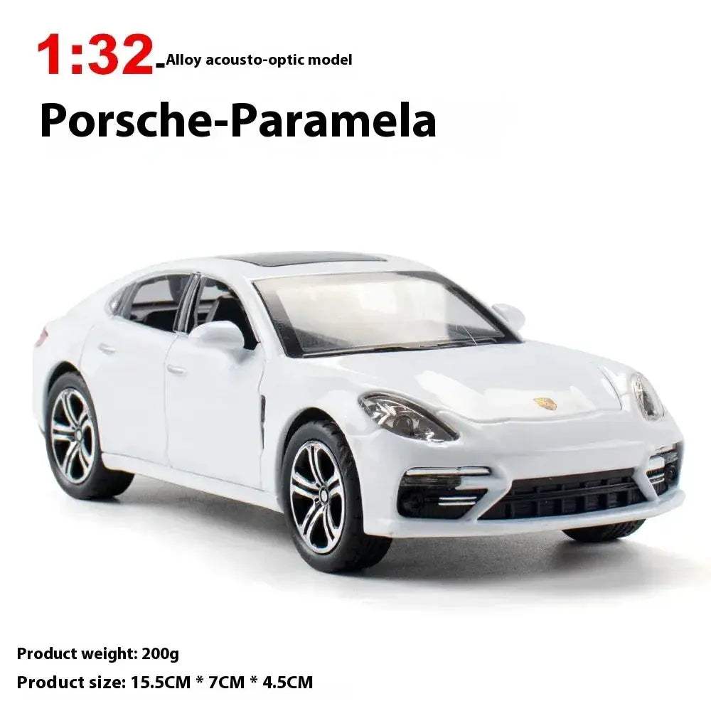 Diecast Porsche Panamera Model Sound and Light for Collectors - Image 9