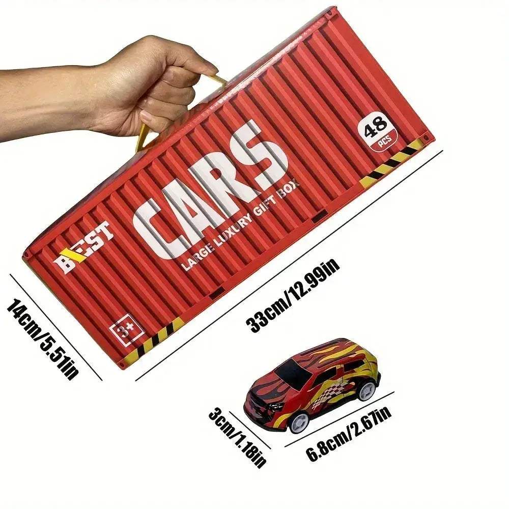 Diecast Racing Car Set Collector Edition With Track And Garage - Image 2