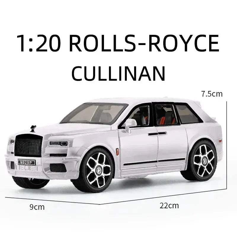 Diecast Rolls Royce Cullinan Mansory Model Car with Sound and Light Gift - Image 8