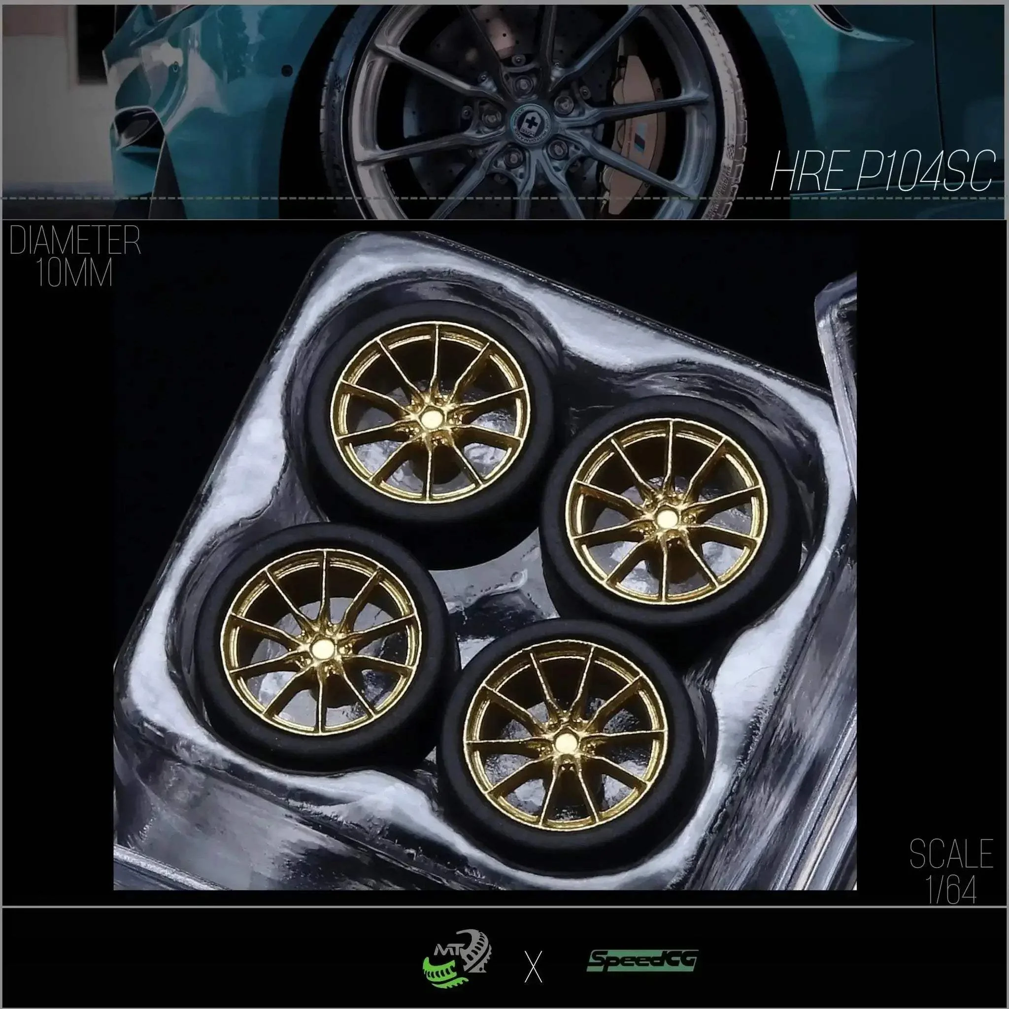 Diecast Wheels With Premium Rubber Tires For Hot Wheels Cars - Image 25