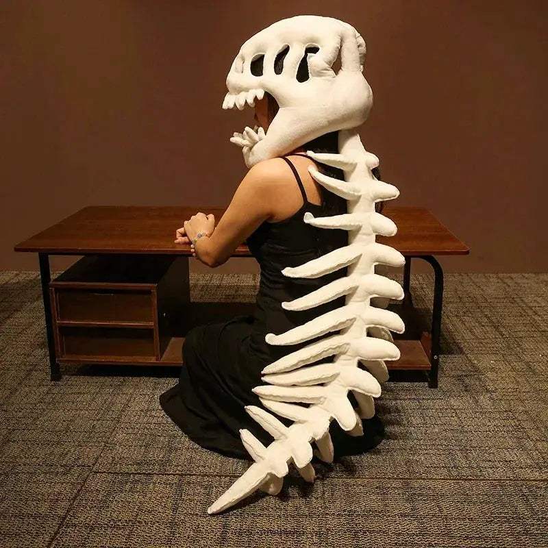 Dinosaur Bone Head Hat Skeleton Costume for Halloween Cosplay - Image 5