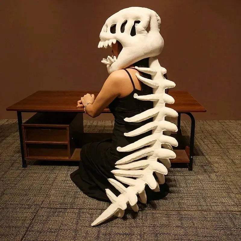 Dinosaur Bone Head Hat Skeleton Costume for Halloween Cosplay - Image 8