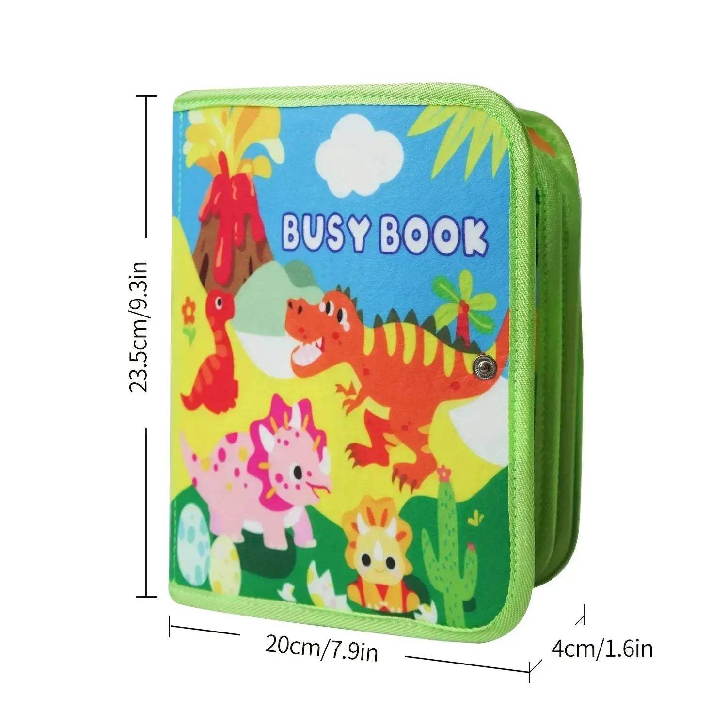 Interactive Dinosaur Busy Book Montessori Toy For Toddlers - Image 5