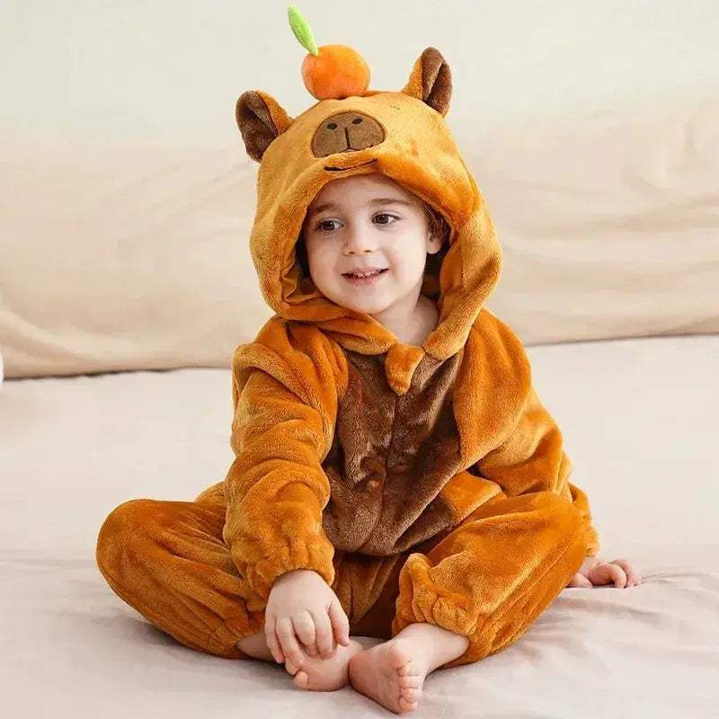 Dinosaur Kigurumi Baby Onesie Pajamas With Hooded Cozy Warmth - Image 20