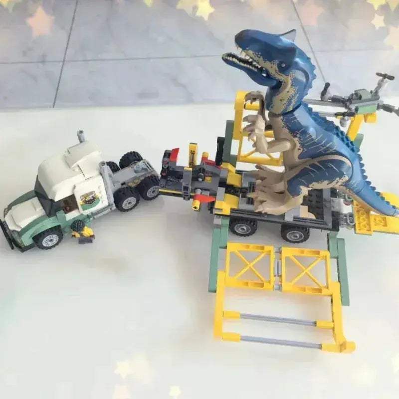 Dinosaur Missions Allosaurus MOC Set For Kids Transport Truck - Image 4