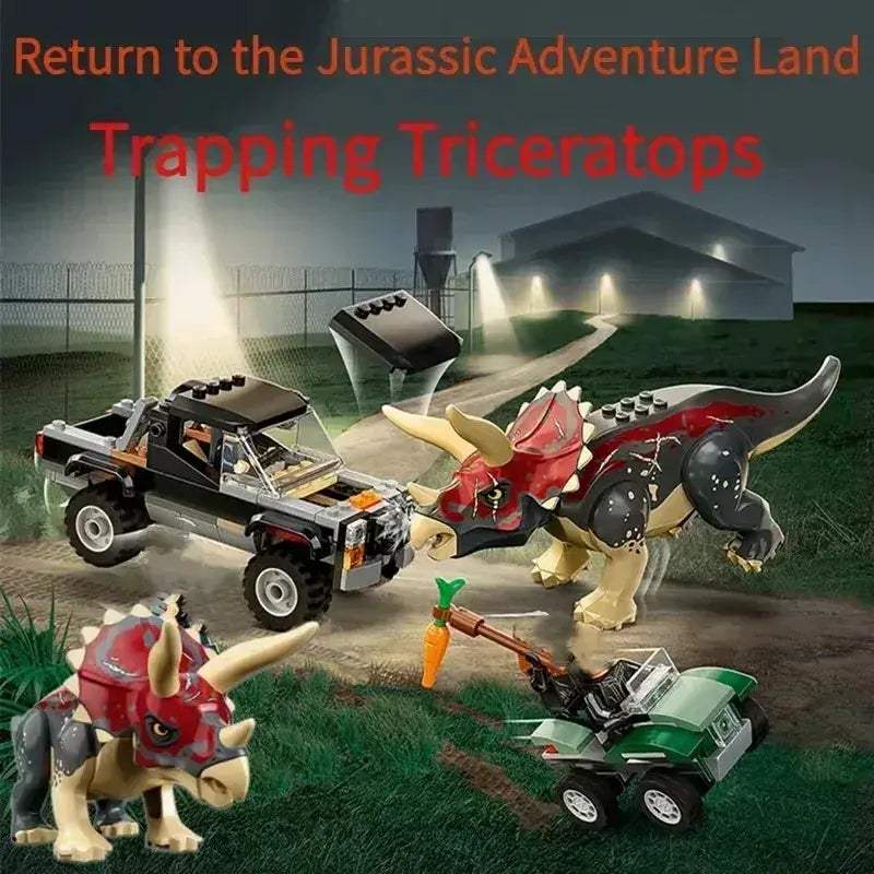 Dinosaur Missions Allosaurus MOC Set For Kids Transport Truck - Image 7