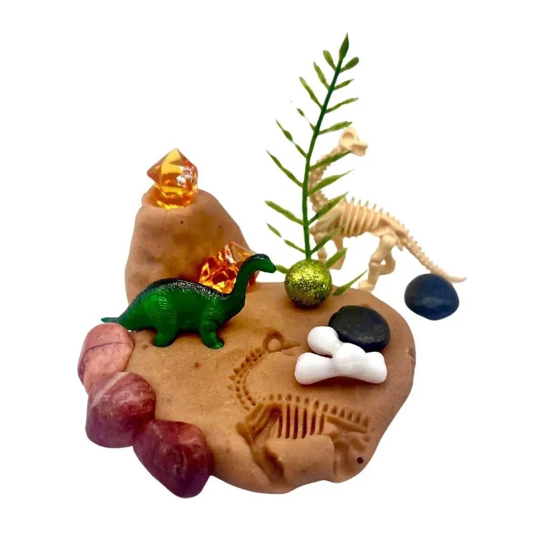 Dinosaur Playdough Sensory Toy Kit - Image 2