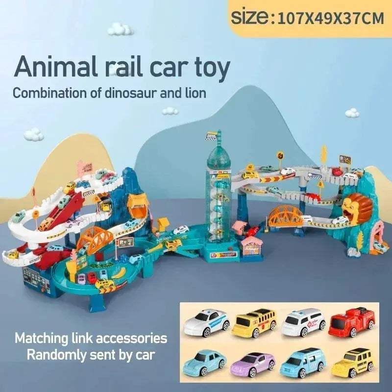 Dinosaur Rail Car Building Adventure Interactive Playset - Image 3