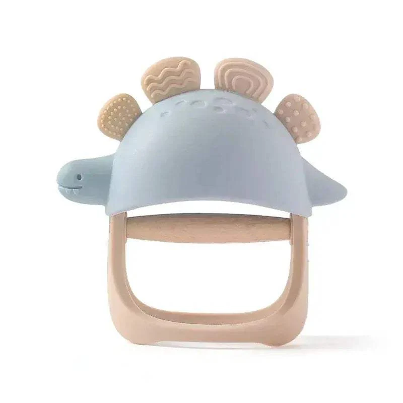 Dinosaur Silicone Teether For Babies 0-36 Months Latex Free BPA PVC Free Rattle Toy - Image 10