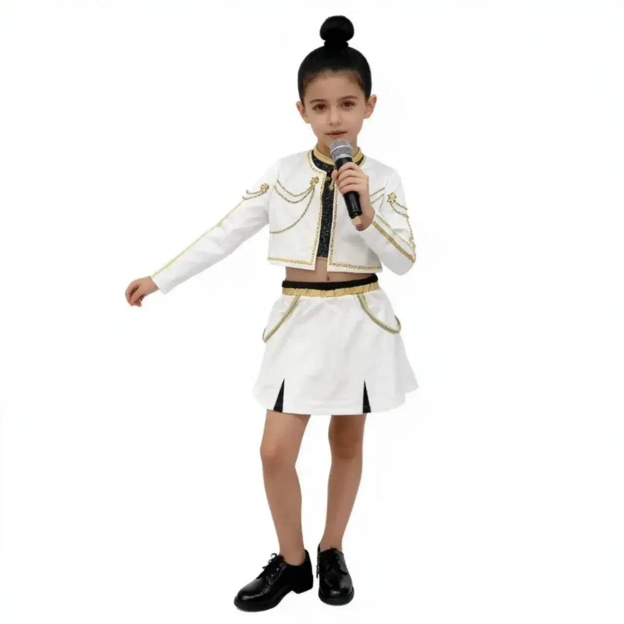 Kpop Demon Hunter Cosplay Costume For Girls With Sparkly Outfit - Image 3