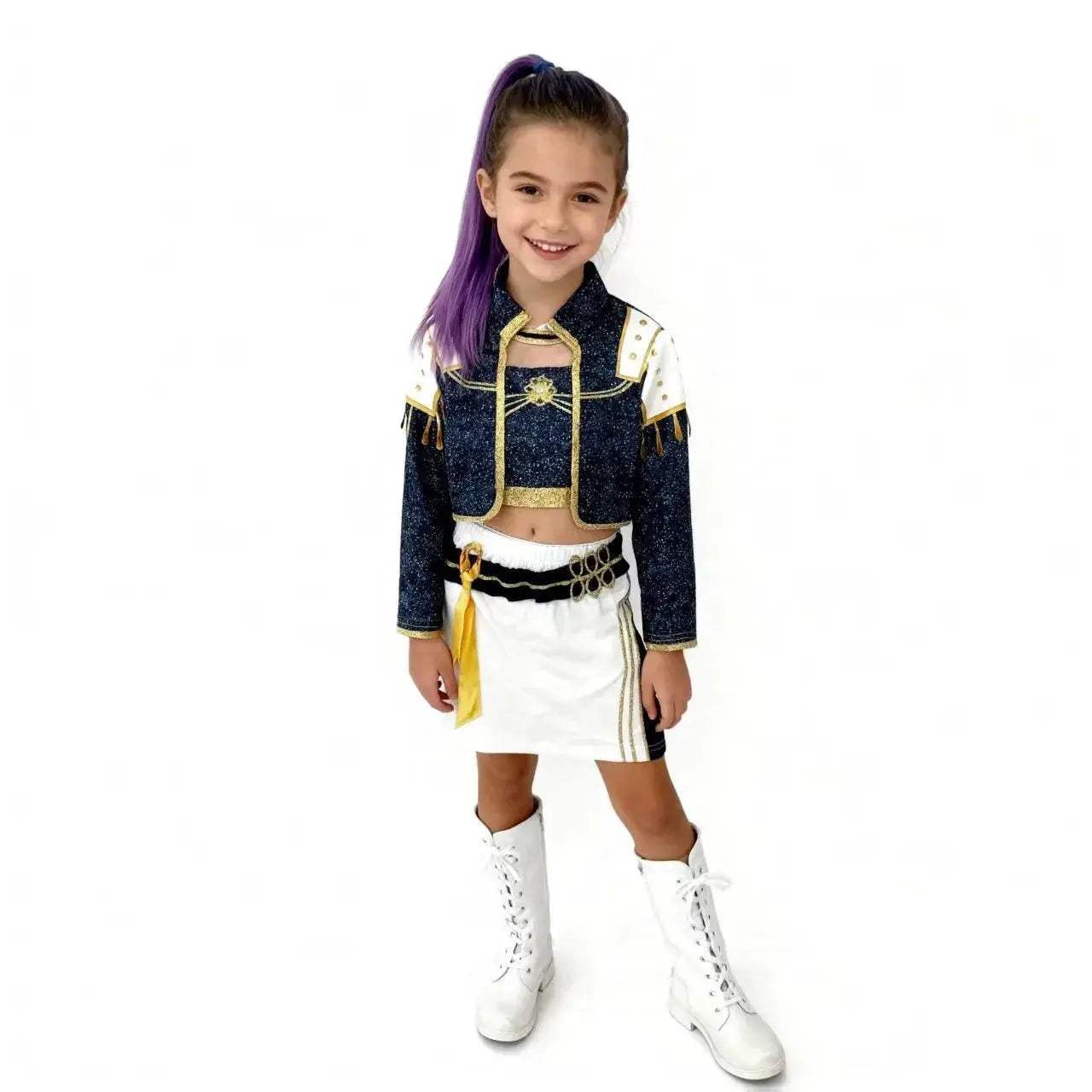 Kpop Demon Hunter Cosplay Costume For Girls With Sparkly Outfit - Image 5