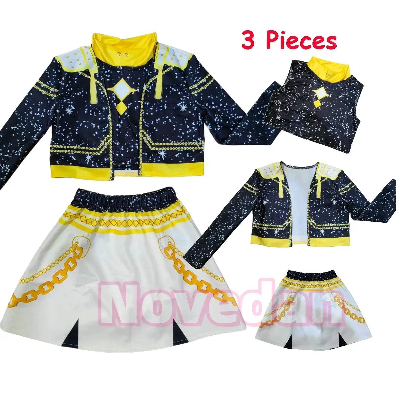 Kpop Demon Hunter Cosplay Costume For Girls With Sparkly Outfit - Image 7